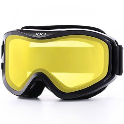 JULI OTG Ski Goggles-Over Glasses Ski / Snowboard Goggles for Men, Women & Youth – 100 ...