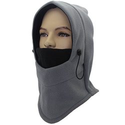 Miracu Heavyweight Balaclava Windproof Ski Face Mask Winter Fleece Hat/Hood Outdoor for Men, Wom ...