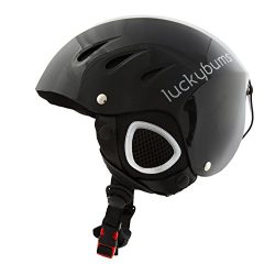 Lucky Bums Snow Sport Helmet, Metallic Black, Large