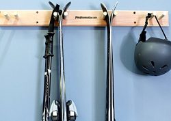 Ski Wall Rack Mount — 4 Vertical Sets of Skis
