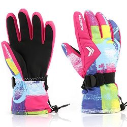 Ski Gloves,RunRRIn Winter Warmest Waterproof and Breathable Snow Gloves for Mens,Womens,ladies a ...