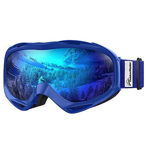 OutdoorMaster OTG Ski Goggles – Over Glasses Ski / Snowboard Goggles for Men, Women & ...