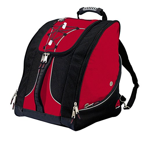 Athalon Everything Ski Snowboard Boot Bag (Black & Red)