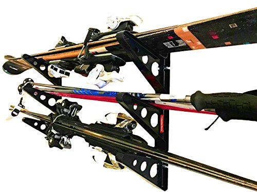 Ski Storage Rack | Horizontal Wall Rack | StoreYourBoard