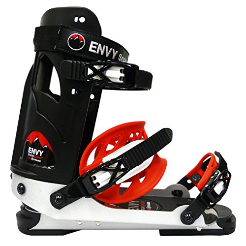 Envy Ski Frame – Comfortable Ski Boots (Black, Large)