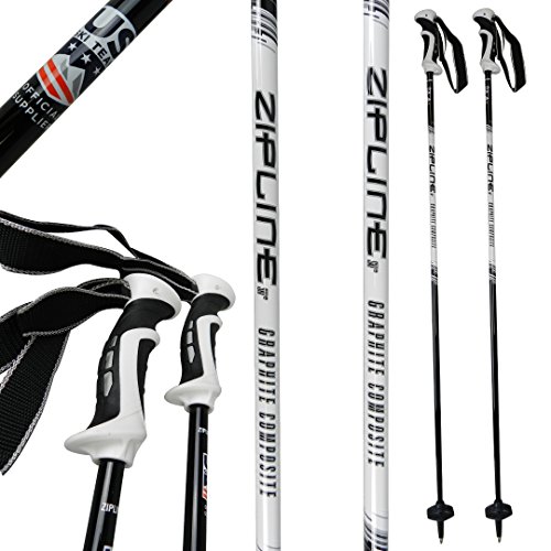 Ski Poles Carbon Composite Graphite – Zipline “Lollipop” U.S. Ski Team Officia ...