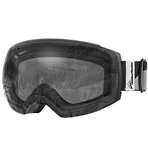 OutdoorMaster Ski Goggles PRO – Frameless, Interchangeable Lens 100% UV400 Protection Snow ...