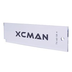 XCMAN Freeride Ski & Snowboard Base Wax Plastic Scraper 4mm Thick(Clear) – Corner Notc ...