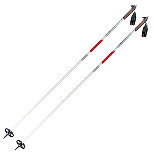 Alpina Sports ASC-XT Back-Country Cross-Country Nordic Ski Poles with Round Baskets, 155cm, Pr.