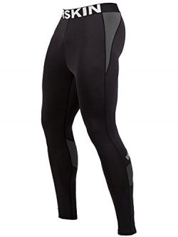 DRSKIN Compression Cool Dry Sports Tights Pants Baselayer Running Leggings Yoga Rashguard Men (C ...