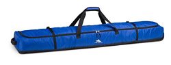 High Sierra Wheeled Double Ski Bag, Vivid Blue/Black