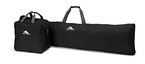 High Sierra 53876-0968 Snowboard sleeve & Boot Bag Combo, Black/Mercury