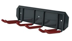Wall Mounted Storage Rack Organizer for 2 Skis and 2 Poles – Heavy Duty Horizontal Wall Sk ...