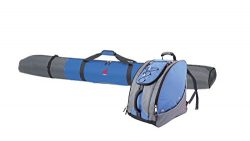 Athalon 330/334 Deluxe Ski & Boot Bag Set (2 Piece), Glacier Blue