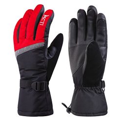 MCTi Waterproof Windproof Womens Winter Ski Snow Snowboard 3M Thinsulate Warm Touchscreen Gloves ...