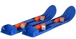 Kids Skis Plastic Mini Snow Skis with Sturdy Straps for Downhill or Cross Country Skiing (40cm)  ...