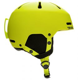 Traverse Sports Youth Ski/Snowboard & Snowmobile Helmet, Matte Lime, Small (52-55cm)