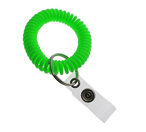 5 Pack – Ultimate Wrist Coil Camper Keychains for Work and Play – Premium Elastic Bu ...