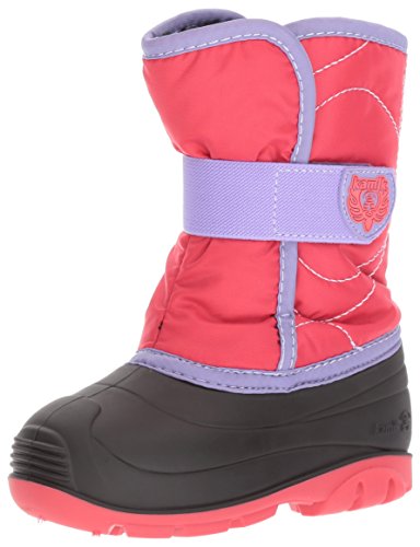 Kamik Girls’ Snowbug3 Snow Boot, Dark Rose/Lilac, 5 Medium US Toddler