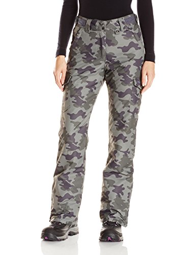 Arctix Women’s Snowsport Cargo Pants, Large, Green Camo