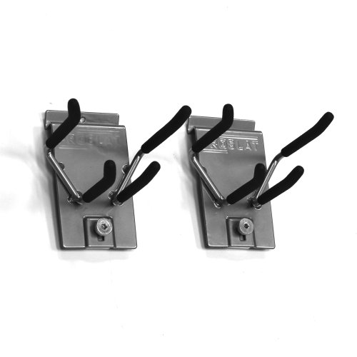 Proslat 13015 Ski Rack Designed for Proslat PVC Slatwall, 2-Pack