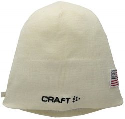 Craft Race Hat Country Wool Beanie, White, Small/Medium