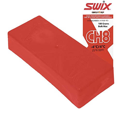 Swix Hydrocarbon Wax: CH8X Red: 180 grams: Bulk Wax