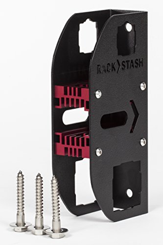 Rack Stash, Hitch Mounted Bike Rack Storage, Ski and Cargo Garage Organizer, Wall Mounted, 2″