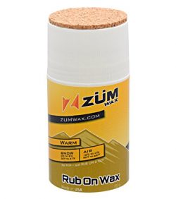 ZUMWax RUB ON WAX Ski/Snowboard – WARM Temperature – 70 gram – INCREDIBLY FAST ...