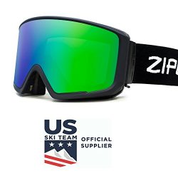 Zipline Podium CL Ski / Snowboard Goggles – No Fog – 6 Lens Interchangeable Magnetic ...
