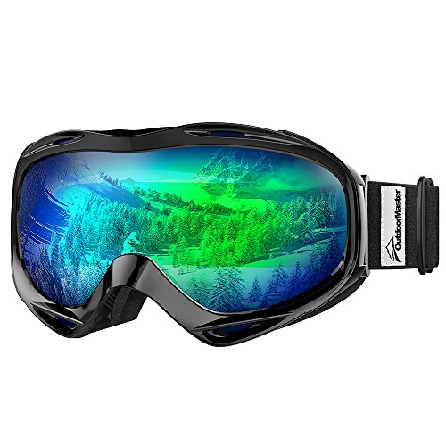 OutdoorMaster OTG Ski Goggles – Over Glasses Ski / Snowboard Goggles for Men, Women & ...
