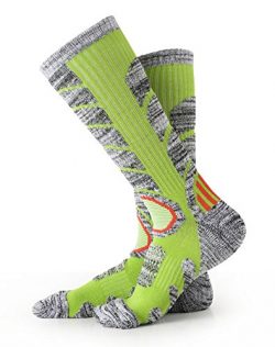Womens Skinng Socks 1 Pack Heated Ski Socks Lime Green