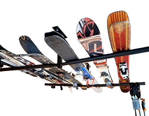 Ski & Snowboard Adjustable Ceiling Storage Rack | Hi-Port 2 Mount | StoreYourBoard