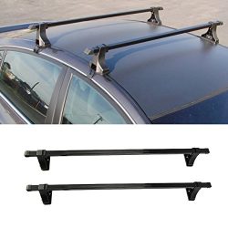 Beamtop 1 Pair 47″ Universal Car Roof Rack Cross Bars With Adjustable Clamps Carrying Kaya ...