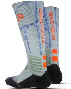 SUPREME POSEIDON Mens Trailblazer Snowboard & Ski Socks | Ergonomic Left and Right Foot | Th ...