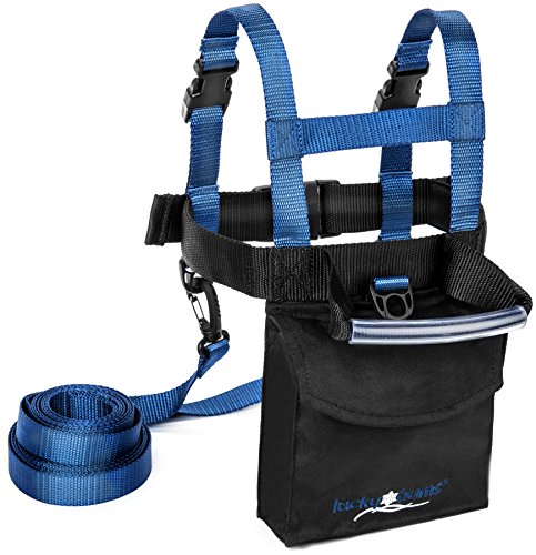 Lucky Bums Toddler and Kids Ski Trainer Harness, Navy