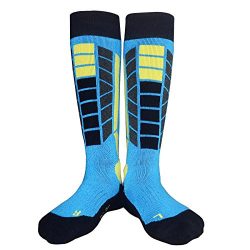 Soared Kids Girls Winter Ski Snowboard Snow Warm Knee Over the Calf High Performance Socks 2 Pai ...