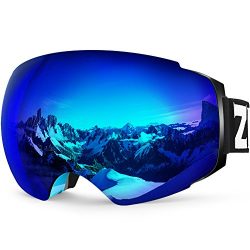 ZIONOR X4 Ski Snowboard Snow Goggles Magnet Dual Layers Lens Spherical Design Anti-fog UV Protec ...