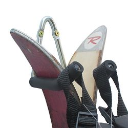 YYST Vertically Metal Ski Wall Mount Ski Wall Hanger Wall Rack – No Board – Fit Most ...