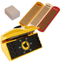 Expert Edge Care Kit Ski Side Angle Tool +3 Swix Diamond Stones +Gummi stone