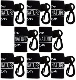 8 Pack Lip Balm Holder by Naturistick – Clip-On Convenient Holster for Key Chains, Purses, ...