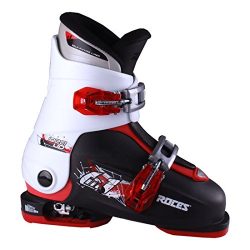 Roces 2016 Idea Adjustable Black/White/Red Kids Ski Boots 19.0-22.0