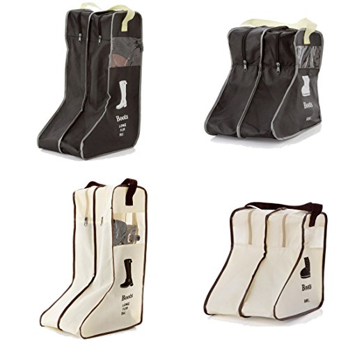 Boots and Shoe Bag Travel Organizer, Boots and Shoe storage Cube-Portable Waterproof Shoe Bags O ...