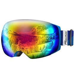 OutdoorMaster Ski Goggles PRO – Frameless, Interchangeable Lens 100% UV400 Protection Snow ...