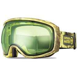 OutdoorMaster Ski Goggles PRO X – Ski & Snowboard Goggles with TruVis 2X Anti-Fog Lens ...