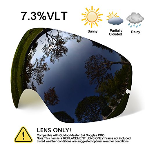 Hongdak Ski Goggles Lens, Snowboard Goggles UV Protection, Snow Goggles Helmet Compatible for me ...