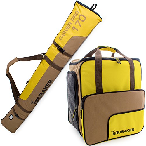 BRUBAKER Superfunction – Limited Edition – Combo Ski Boot Bag and Ski Bag for 1 Pair ...