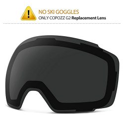Ski Goggles,COPOZZ G2 Magnetic Ski Snowboard Snow Goggles – Quick Interchangeable Double L ...