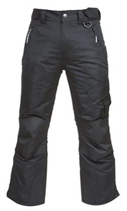 Arctic Quest Childrens Water Resistant Ski Snow Pant Black 5/6