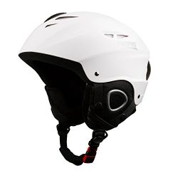 SUNVP Lightweight Ski Helmet Durable Snow Snowboard Helmet with Adjustable Washable Lining and C ...